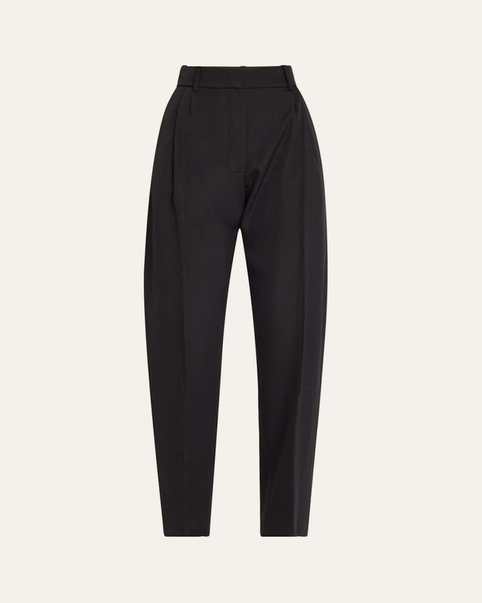 Tapered Pants with Vertical Slits